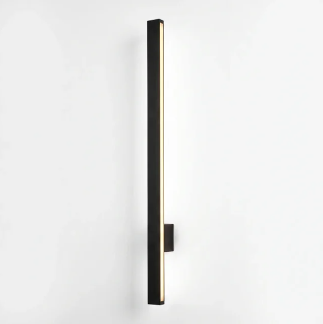 Lumira | Black Linear LED Outdoor Wall Light Waterproof Strip Sconce for Porch and Entryway